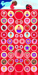 Stickervel met Geur - Aardbeien