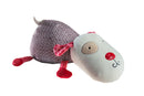 knuffel hond 35 cm beige