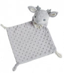knuffeldoekje hertje junior 50 cm textiel grijs