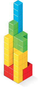 constructieset Magicube Green Line junior 64-delig