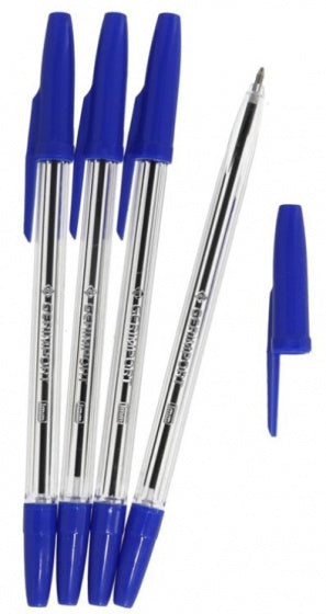 balpennen 16,5 cm blauw 4 stuks