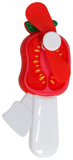 handventilator junior 4,5 x 2 x 1 cm rood/wit