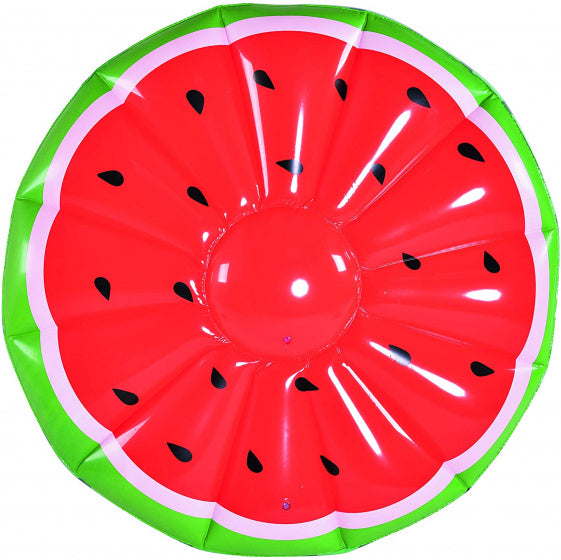 luchtbed watermeloen 148 x 30 cm PVC/vinyl rood