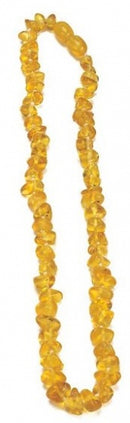 barnsteenketting 36-38 cm bruin