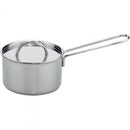 steelpan 9 cm staal zilver
