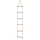 touwladder 200 x 30 cm hout lichtbruin