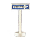 verkeersbord eenrichtingsweg hout 10 cm