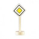 verkeersbord voorrangsweg hout 10 cm