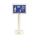 verkeersbord woownijk hout 10 cm