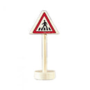 verkeersbord zebrapad hout 10 cm