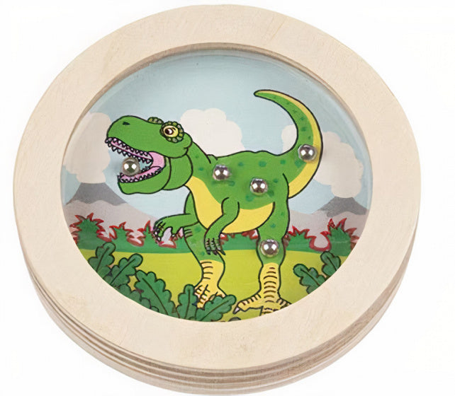 behendigheidsspel Dino junior 8 cm hout groen