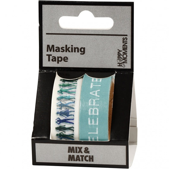 masking tape turquoise b: 15 mm 5 m