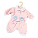 poppenkleding boxpakje roze 35-45 cm