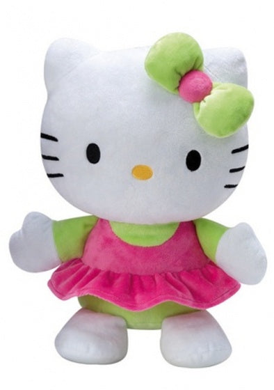 Hello Kitty knuffel Doll pluche meisjes groen 35 cm