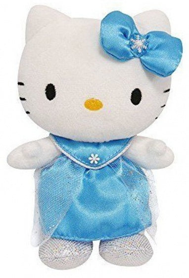 Hello Kitty Knuffel Princess meisjes blauw 17 cm