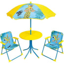 strandset Marsuplilami junior geel/blauw 4-delig