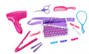 verkleedset Kapper meisjes 14-delig roze