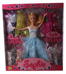 tienerpop Sophie met extra kleding 30 cm lichtblauw