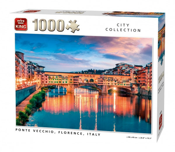 King puzzel 1000 st. Ponte Vecchio 55849