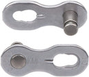 Ketting single speed KMC e1 long EPT 130 schakels - donker zilver