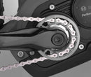 Ketting single speed KMC e1 long EPT 130 schakels - donker zilver