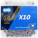 Ketting 10 speed KMC X10 114 schakels - grijs