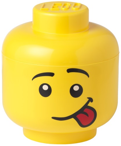 Opbergbox LEGO - head boy silly small - LEGO License