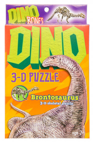 3D-puzzel brontosaurus 11 x 15 cm karton