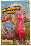 slingshot dino 11 cm roze/oranje A