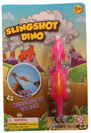 slingshot dino 11 cm roze/oranje K