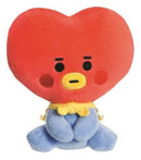 knuffel Tata BT21 junior 13 cm pluche rood
