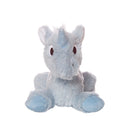 knuffel Floppies Unicorn 18 cm pluche lichtblauw