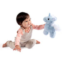 knuffel Floppies Unicorn 18 cm pluche lichtblauw