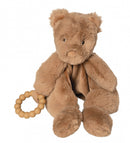 knuffelbeer junior 18 cm pluche bruin 2-delig