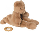 knuffelbeer junior 18 cm pluche bruin 2-delig