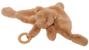 knuffelbeer junior 18 cm pluche bruin 2-delig