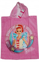 Barbie & Unicorn Handdoek Poncho Katoen, 50x115cm