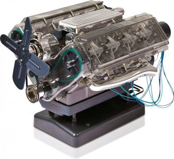 bouwmodelset Motor Lab: V8 motor 250-delig