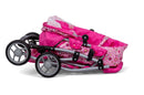 Poppenwagen roze 59 x 35,5 x 62 cm