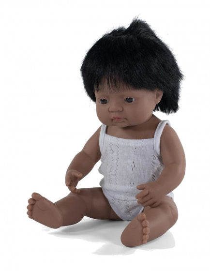 babypop jongetje met vanillegeur 38 cm wit pakje