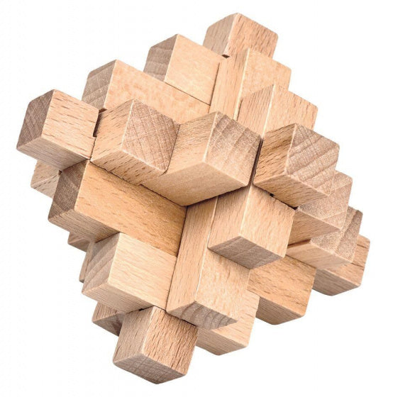3D puzzel Kristal 6,5 cm hout blank