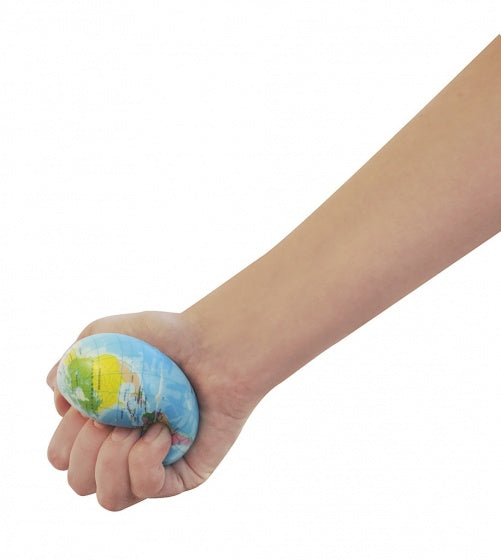 anti-stressbal wereldbol 7,5 cm