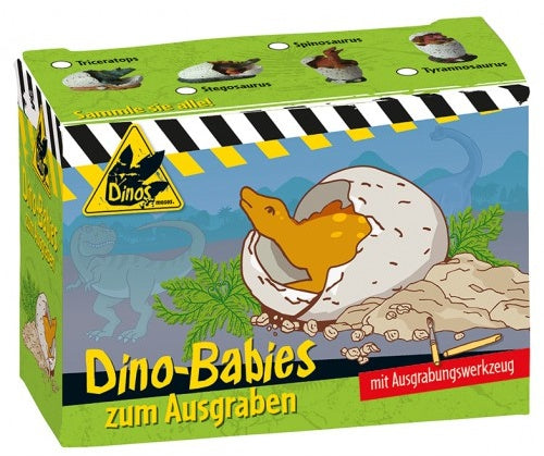 Baby-dino om uit te graven Stegosaurus 8 cm