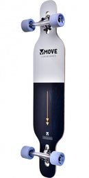 longboard Long Rider 99 cm hout zwart/blauw