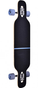 longboard Long Rider 99 cm hout zwart/blauw