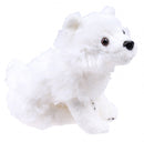 knuffelpoolvos Baby Polari 17 cm pluche wit