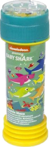 bellenblaas Baby Shark 50 ml geel/blauw