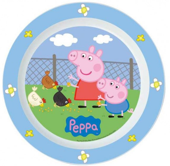 bord Peppa Pig junior 22 x 2 cm blauw/wit