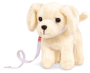knuffelhond Golden Retriever 15 cm pluche beige
