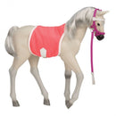 veulen Mustang junior 30 cm grijs 8-delig